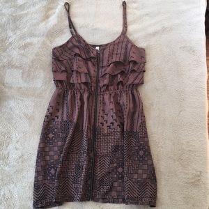 Target Xhilaration Brown & Black Dress
